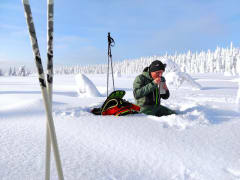 South Lapland Winter Experience - Soup lunch in snow