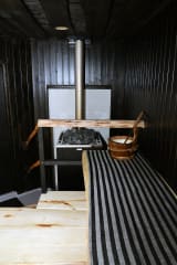 You can relax in the traditional sauna.