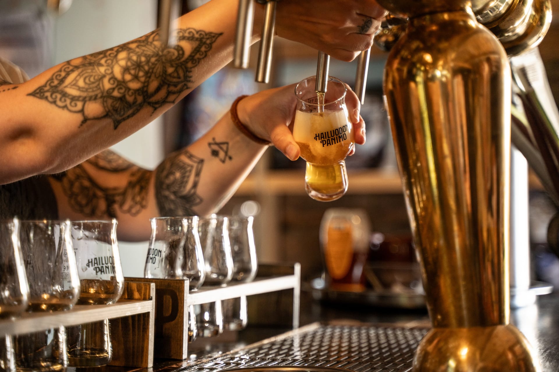 The idyllic Pub & Shop of the Brewery