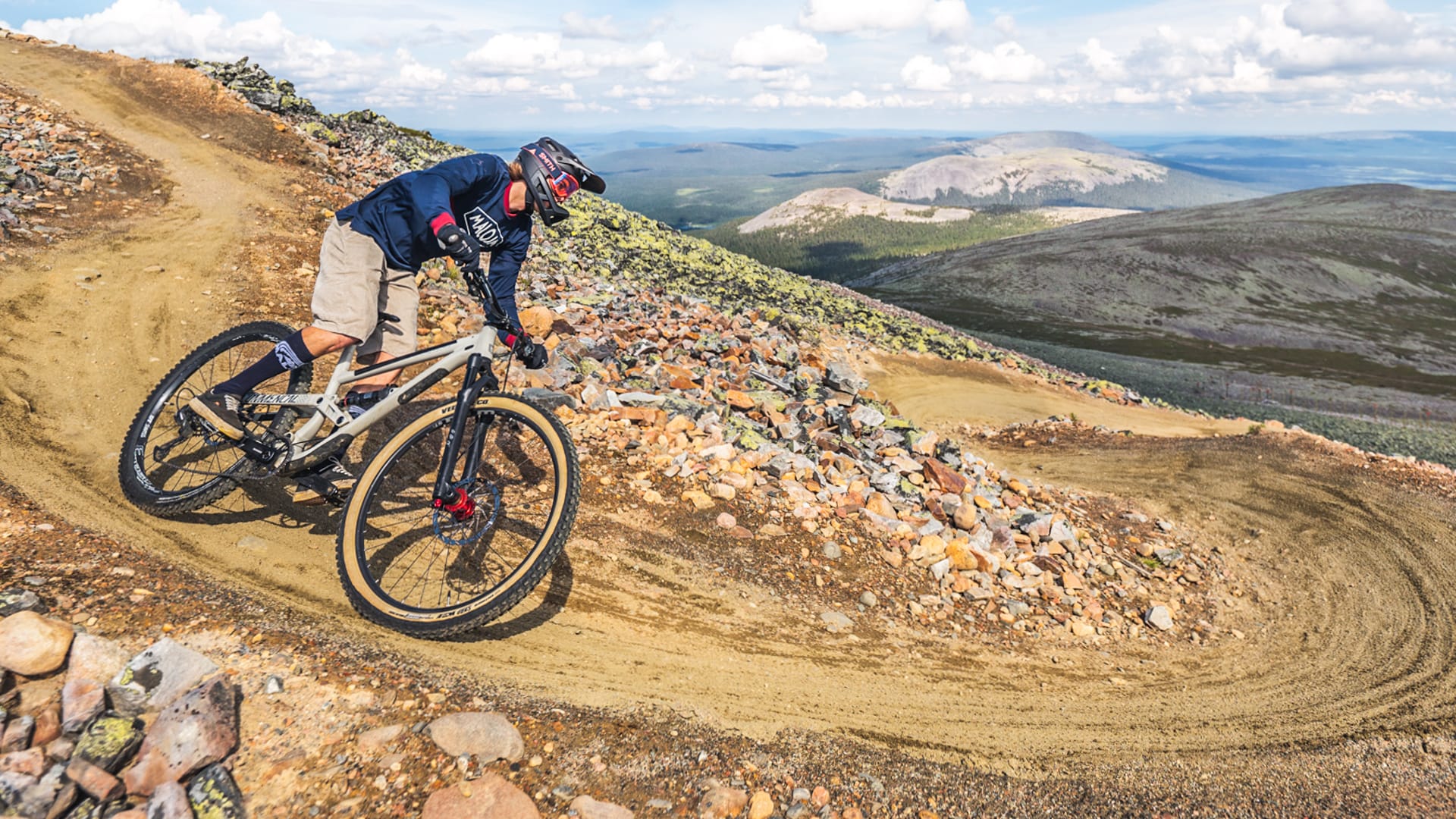 Ylläs Bike Park in summer