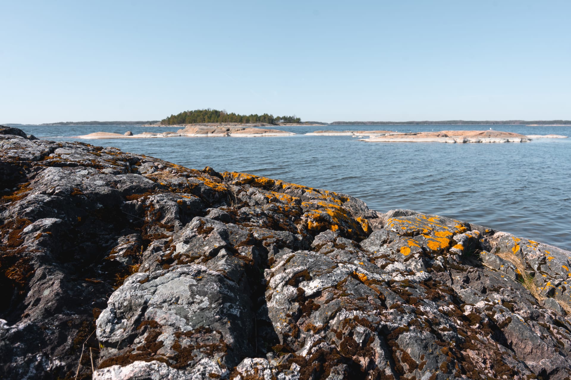 Rocks and Baltic sea