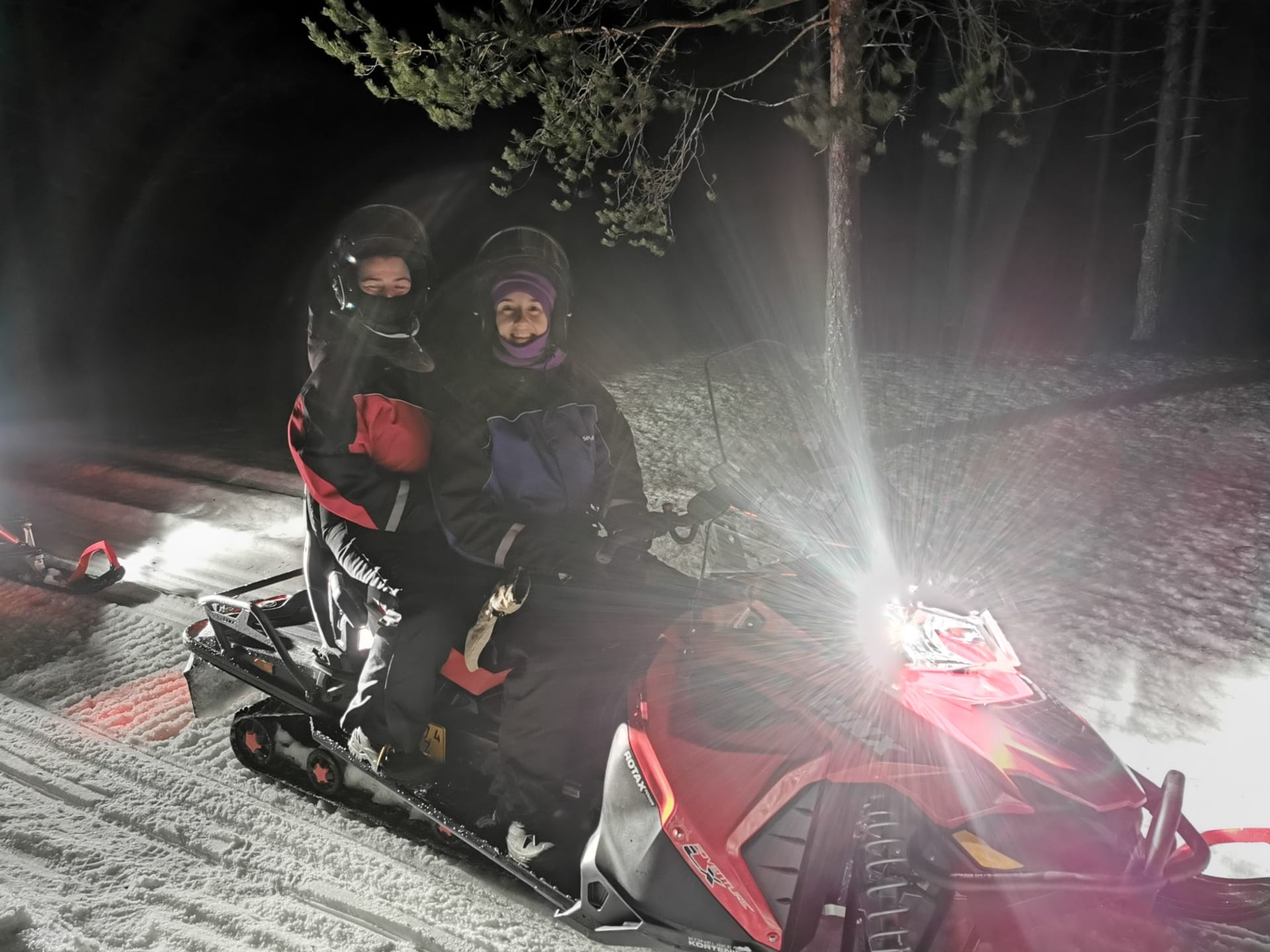 Snowmobile safari