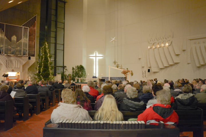 Christmas mass at Pyhäjoki church