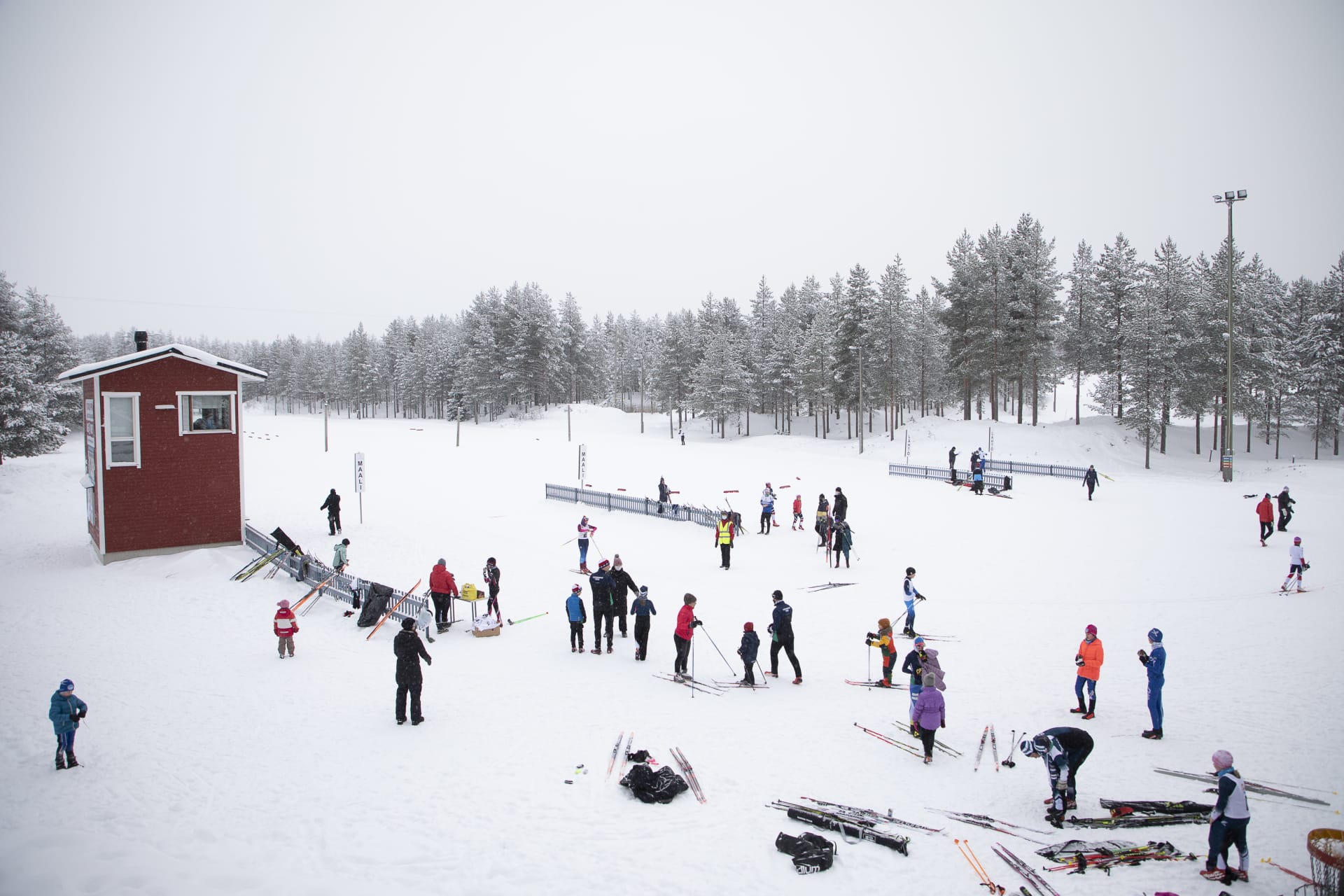 Skiing stadium in Rantakylä.
