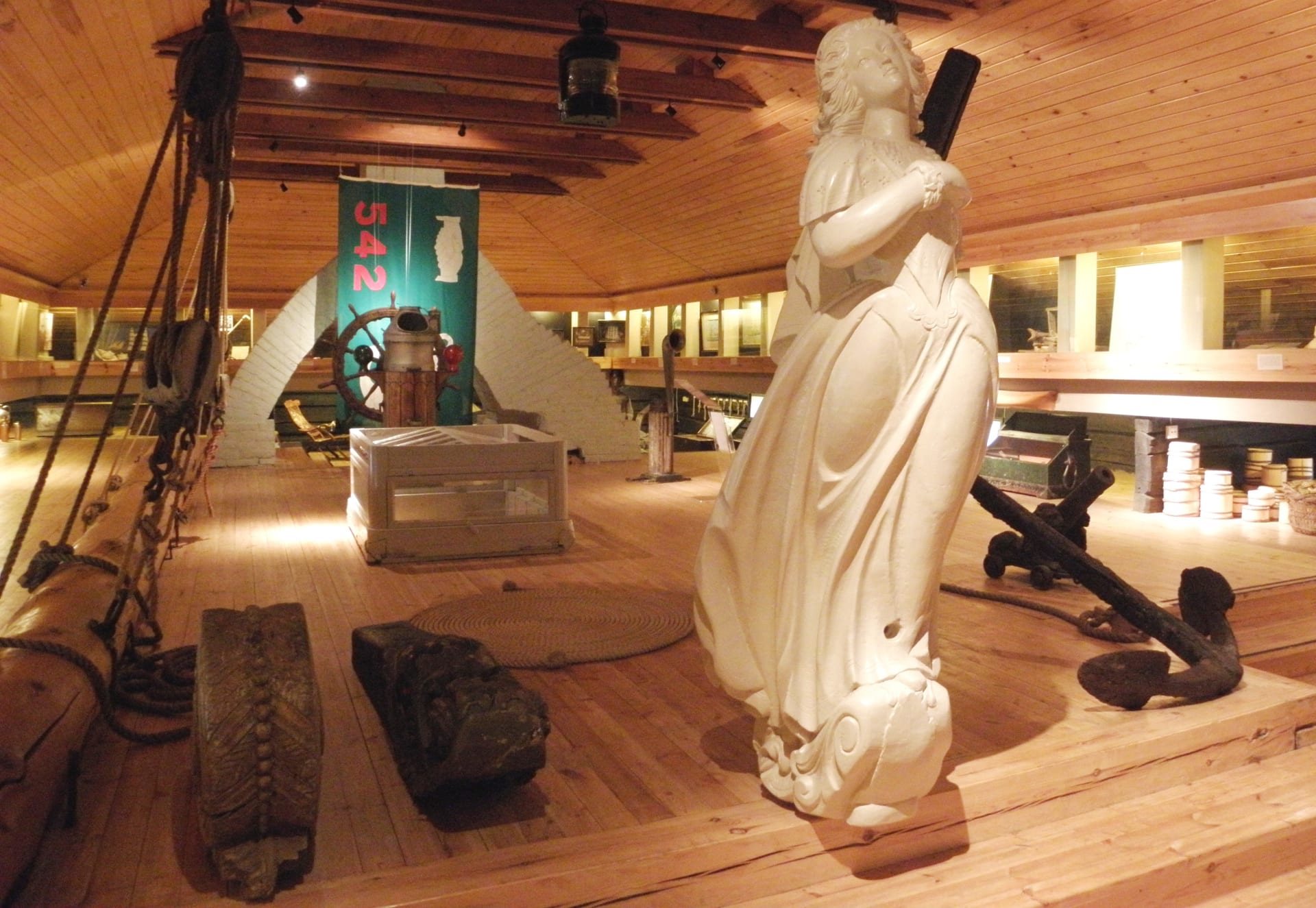 Upstairs of the Wahlberg´s museum