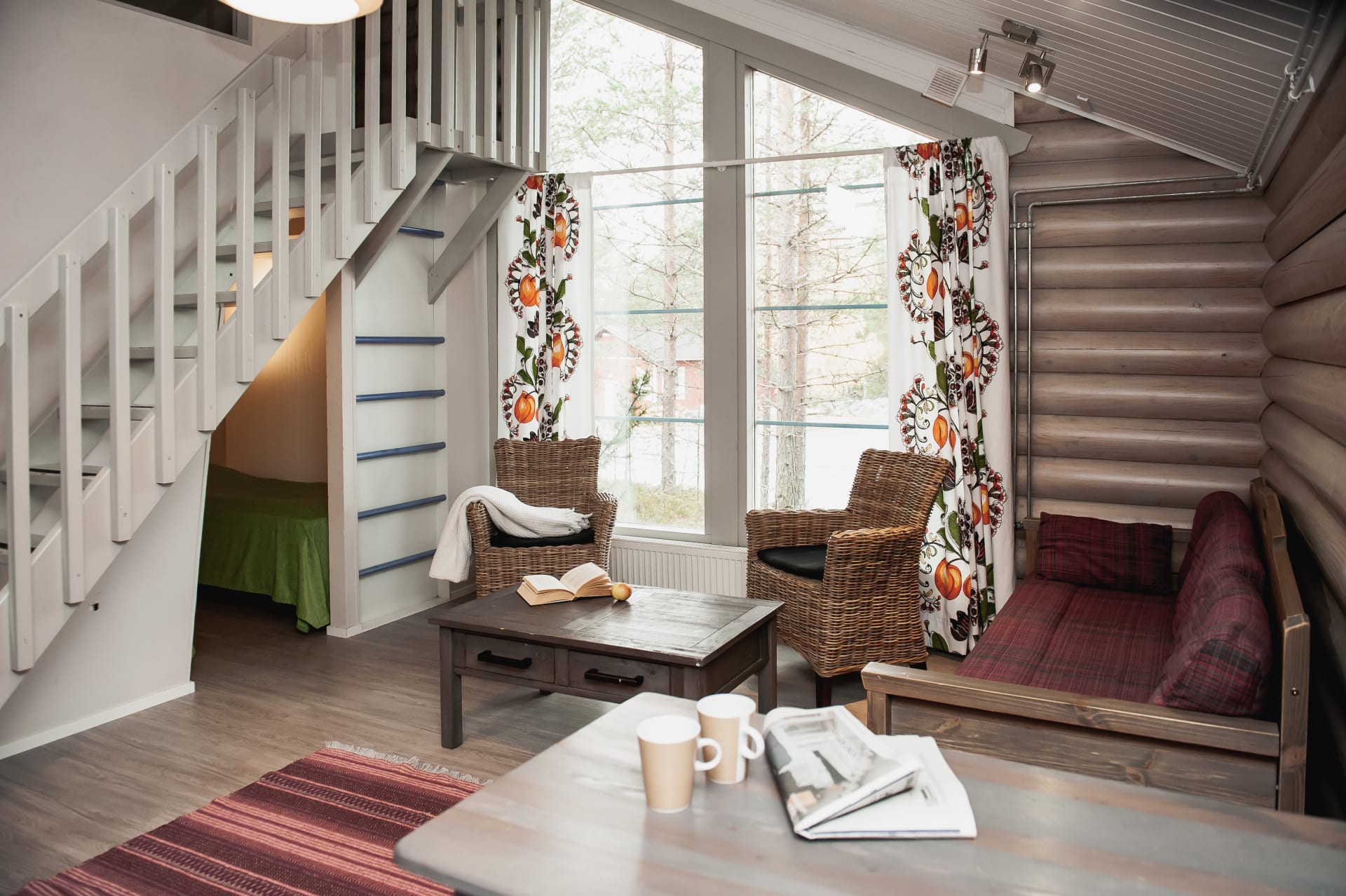 Duplex house living room