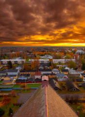 View from the Roof Top of the Church of the Holy Trinity in Raahe