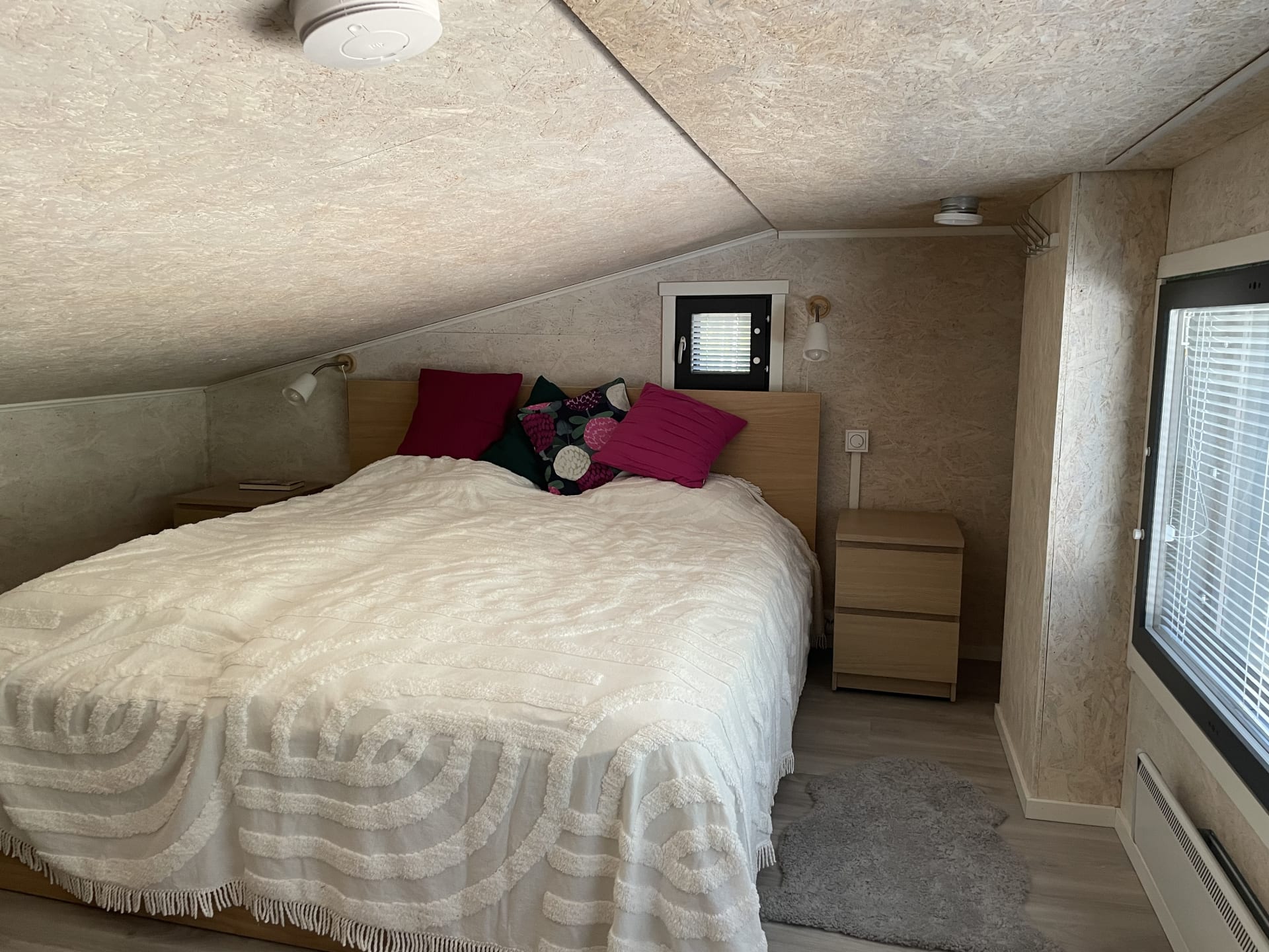 Bedroom of the sauna cottage