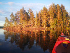 Kajakkien vuokraus Leivonmäen kansallispuiston Selänpohjassa