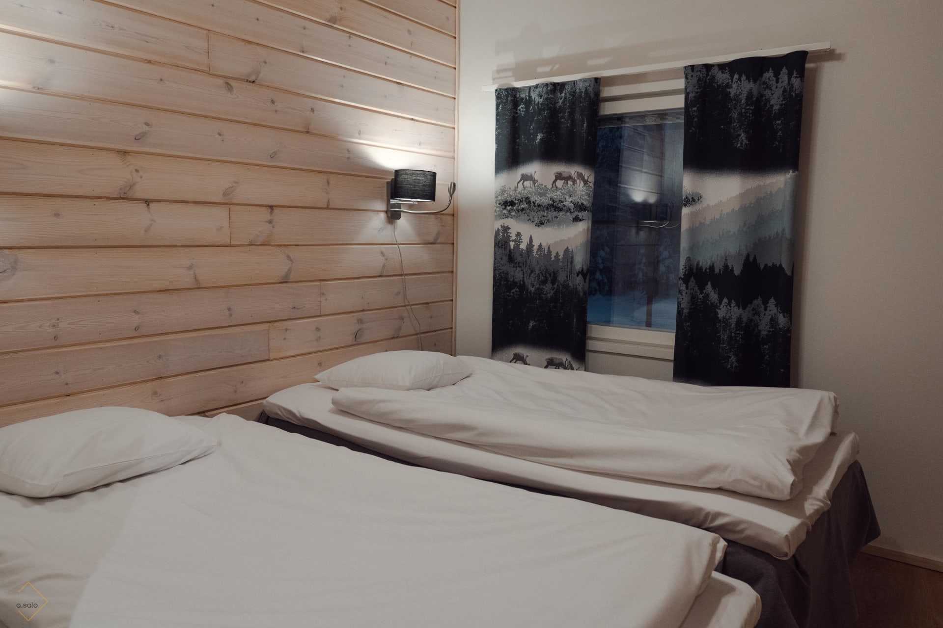 Holiday Villa Bedroom with two separate beds