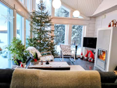 Olohuone Joulu Villa Paasirinne A