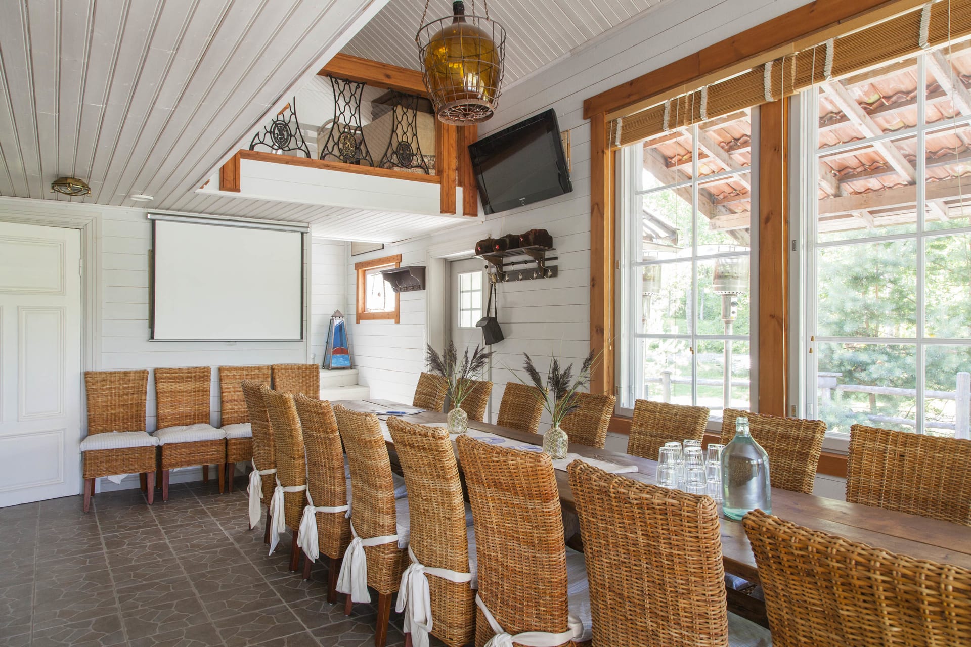 Meeting room in the seaside Meeting room in the seaside