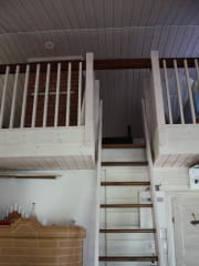 Stair to the sleeping flock of the cottage - ©