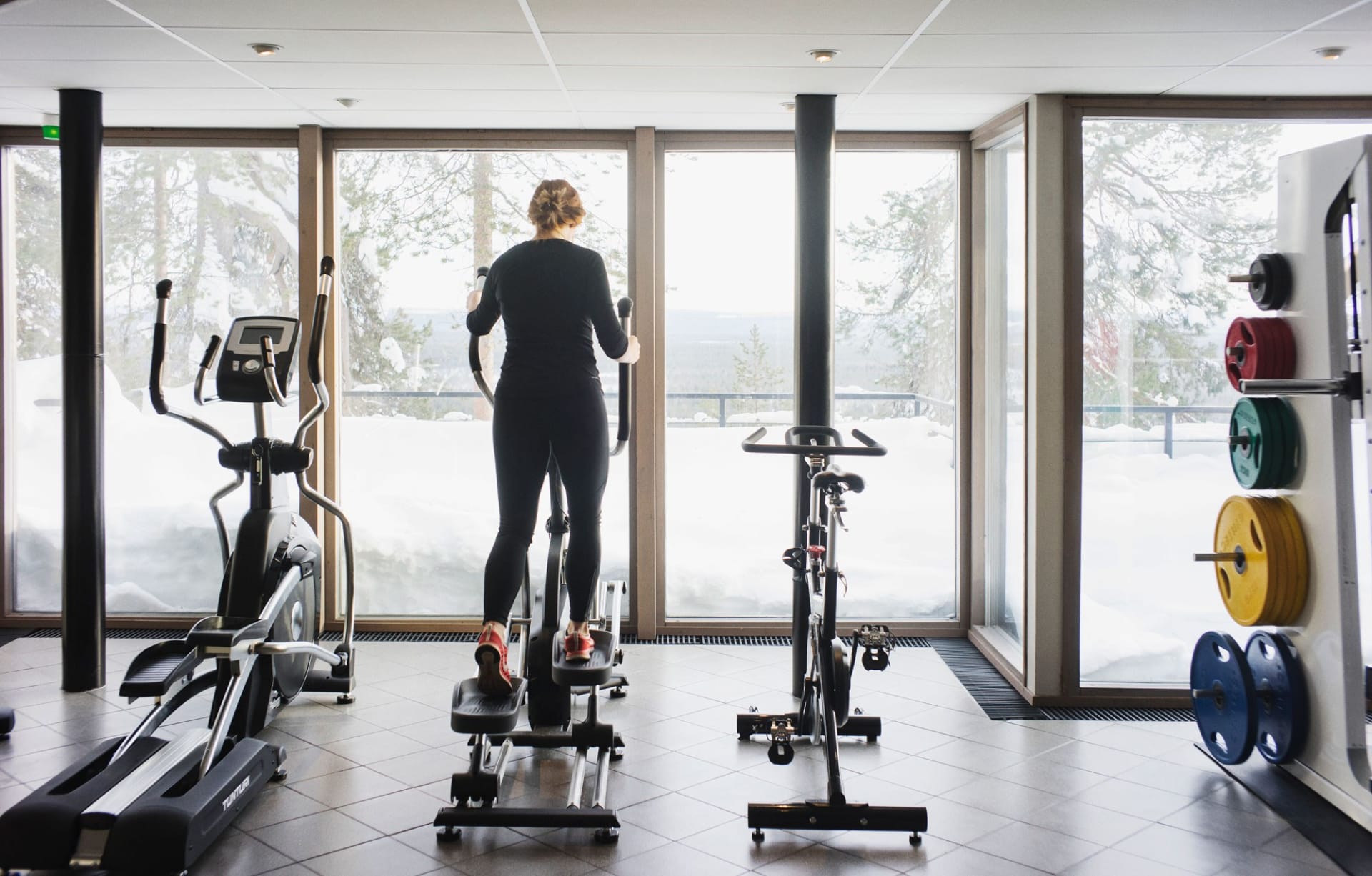 Ski-Inn Hotel Pyhätunturi gym