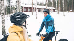 Winter biking Eerikkilä