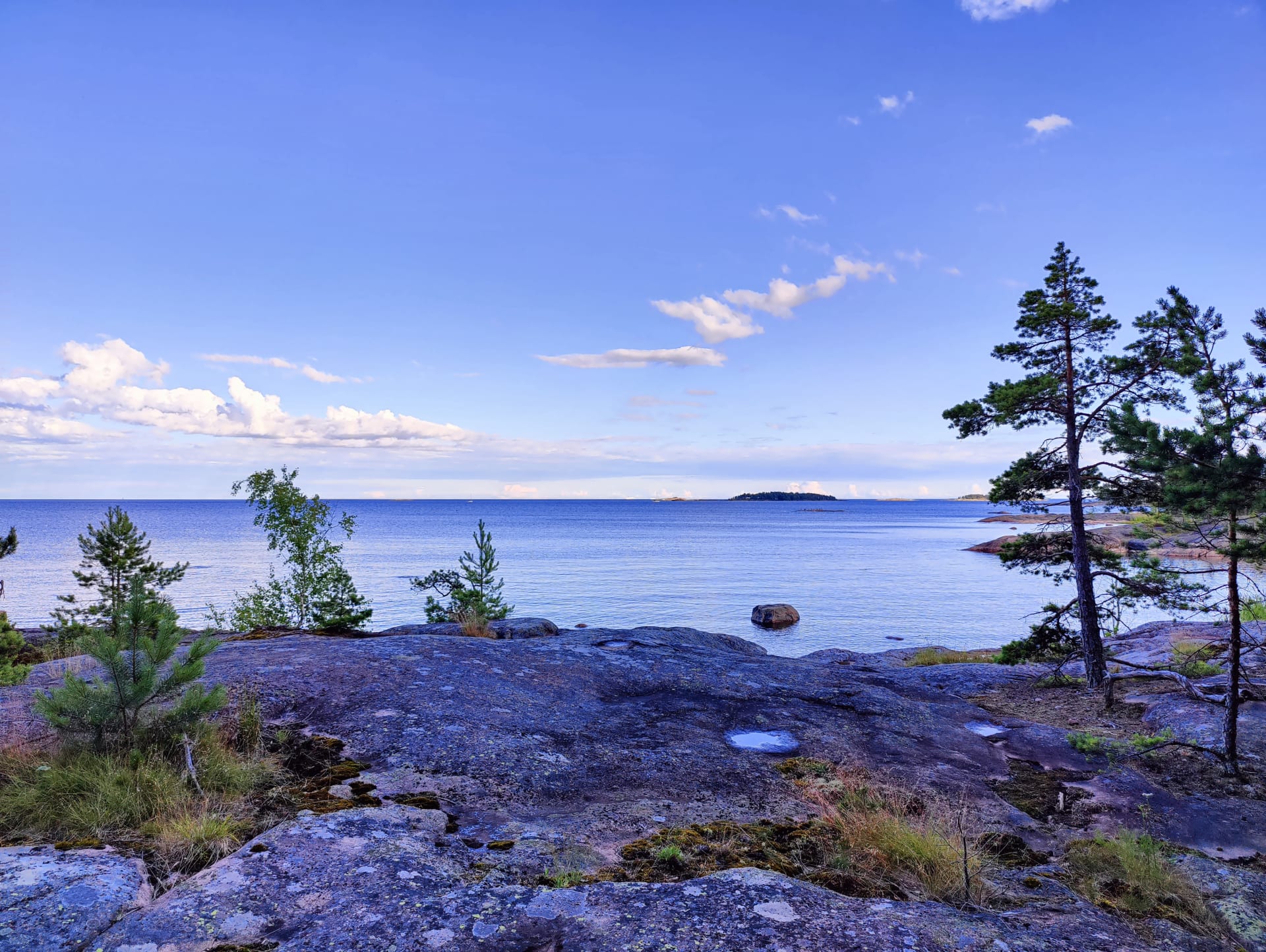Beautiful views in the islands of Espoo, Finland