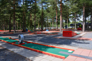 18 hole minigolf course at Yyteri Resort & Camping