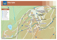 Syötteen keskusvaraamon majoituskohteiden sijainti näkyy Pikku-Syötteen mökkialuekartalla © Syötteen keskusvaraamo Syötteen keskusvaraamon majoituskohteiden sijainti näkyy Pikku-Syötteen mökkialuekartalla