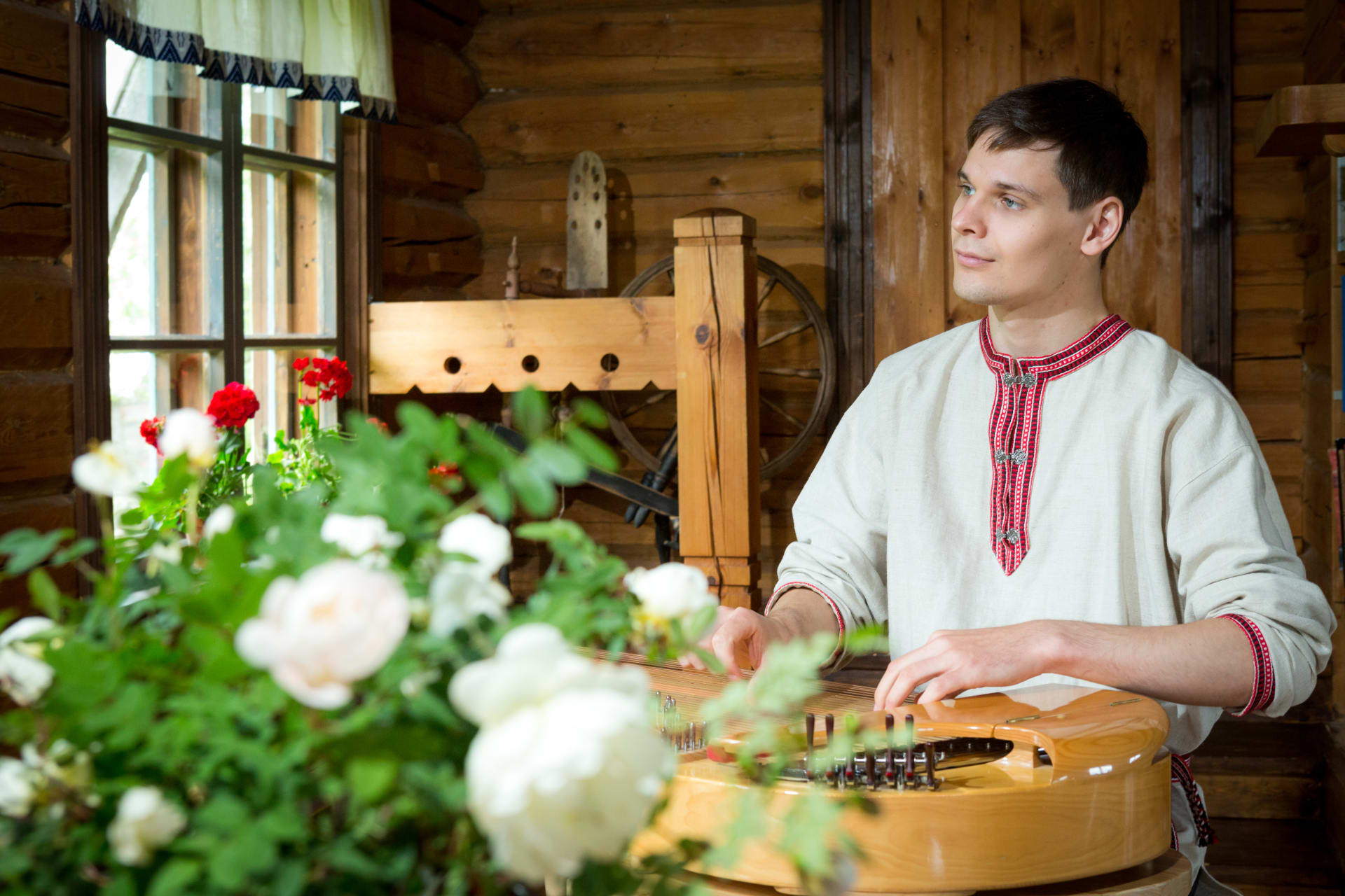 Kantele Music Session in the Rune Singer's House