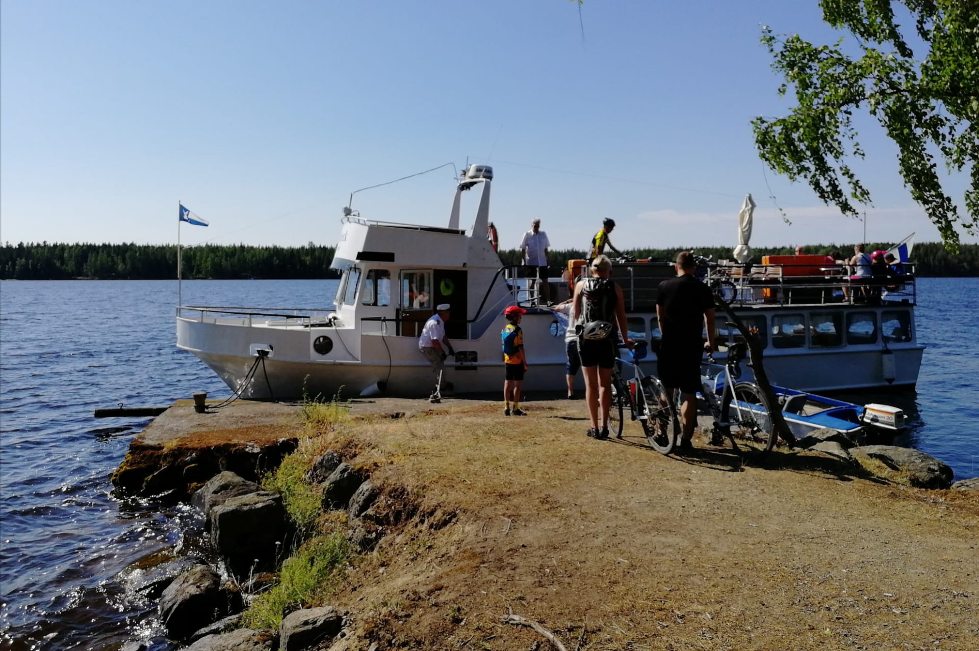Bike and Boat, Tampere, Näsijärvi, pyörät laivaan