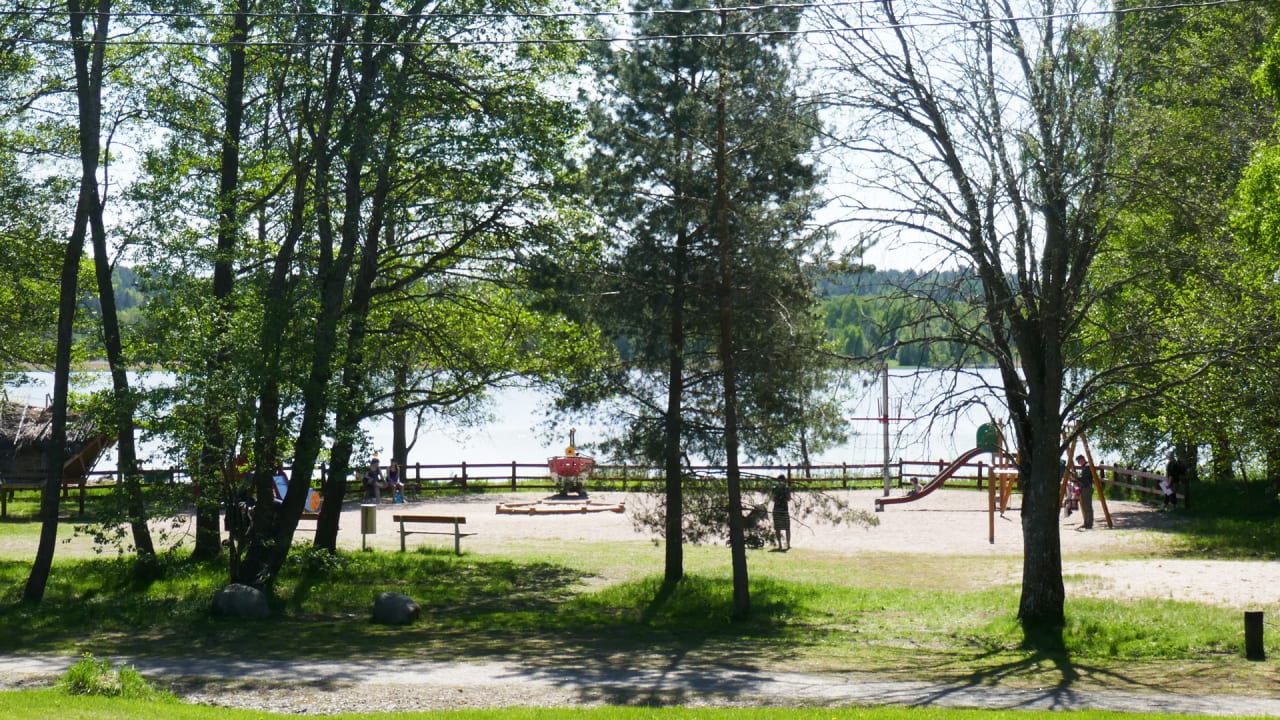 Childrens playground at Vuohensaari