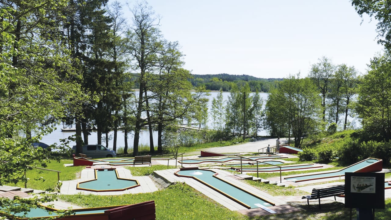 Minigolf at Vuohensaari