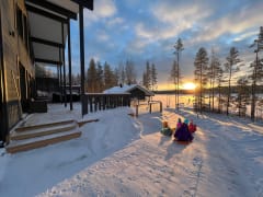 Talvi Villa Viidassa. Winter at Villa Viita.