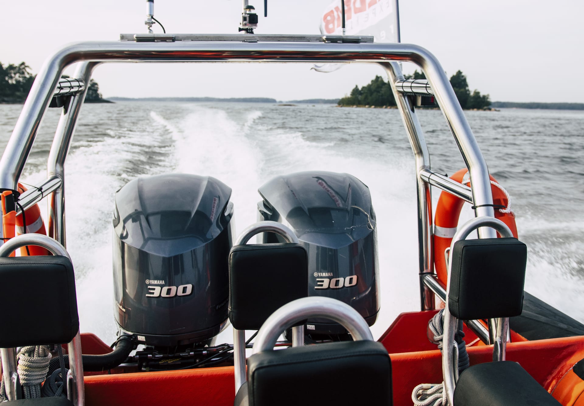 Ride back to the city in a thrilling RIB boat