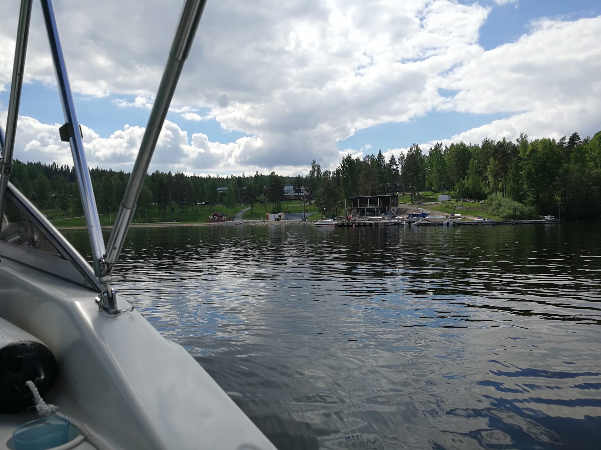 Lake Rautavesi from the boat