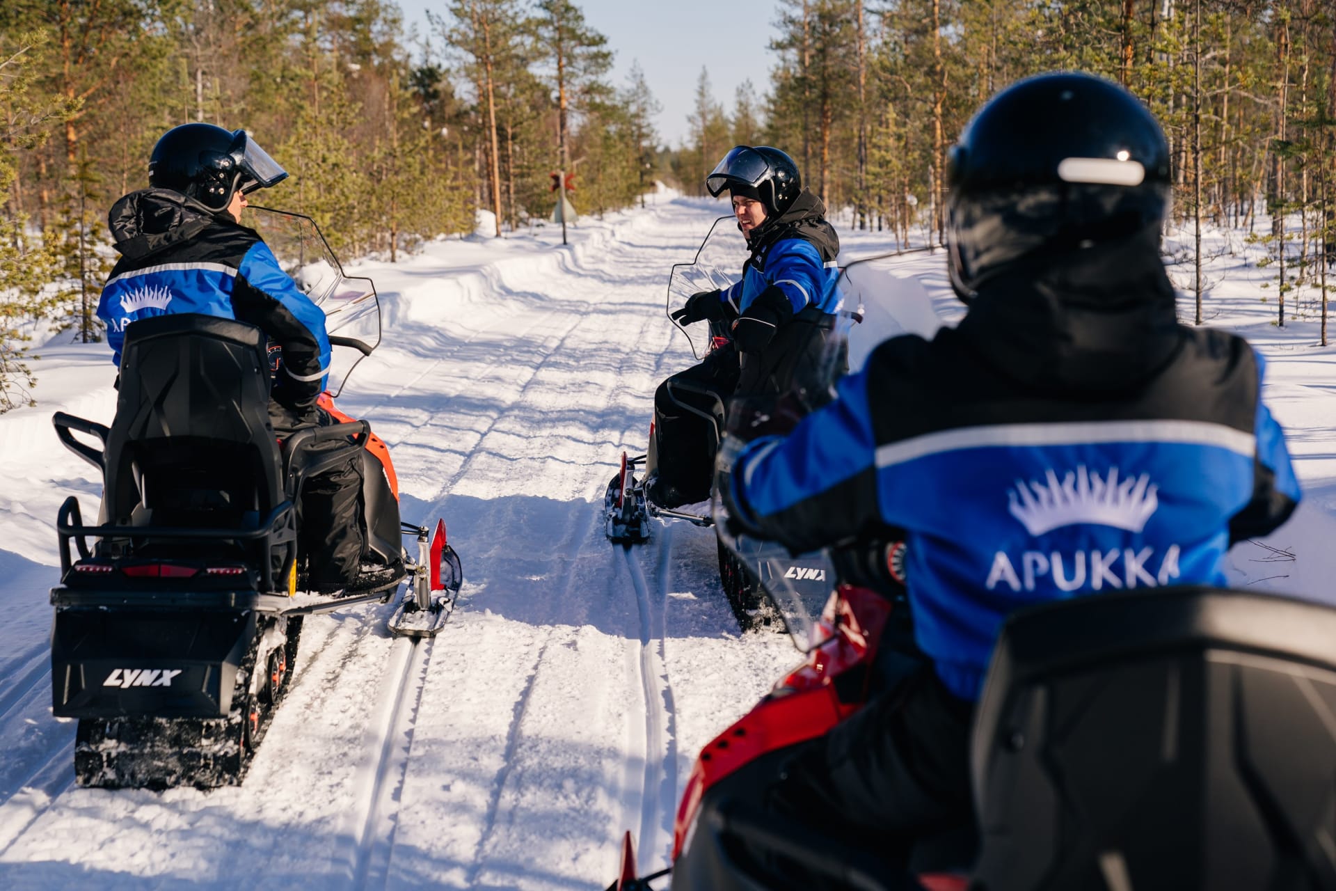 Snowmobile Safari thru Wilderness