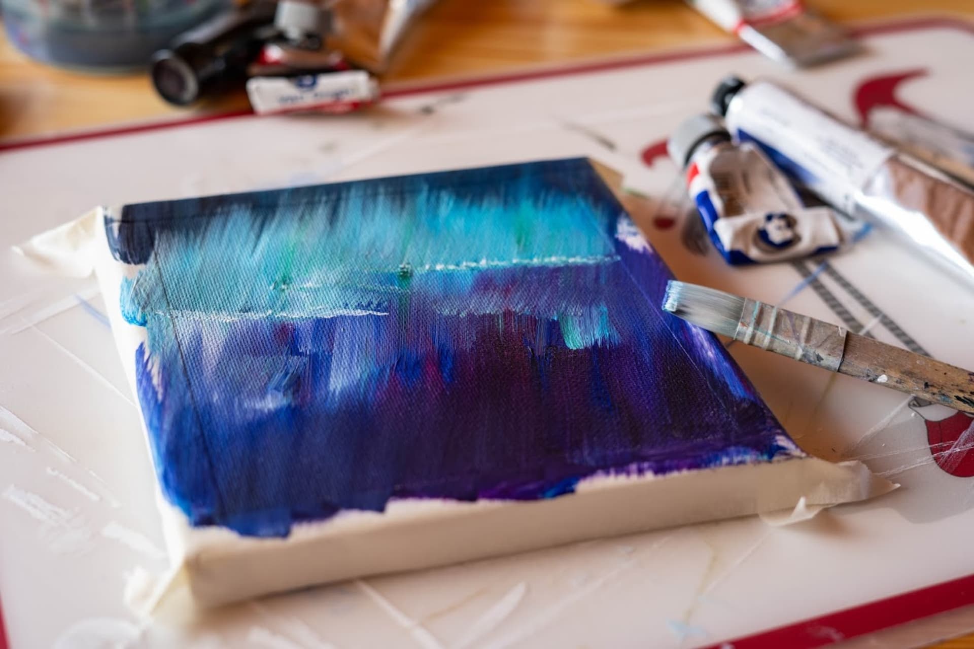 FINNISH WORKSHOP: AURORA PAINTING
