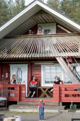 Holiday guests at Ilomäki farm.