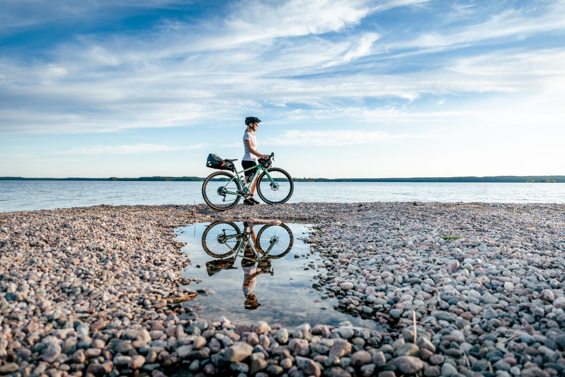 Cycling adventure holiday by Lake Saimaa