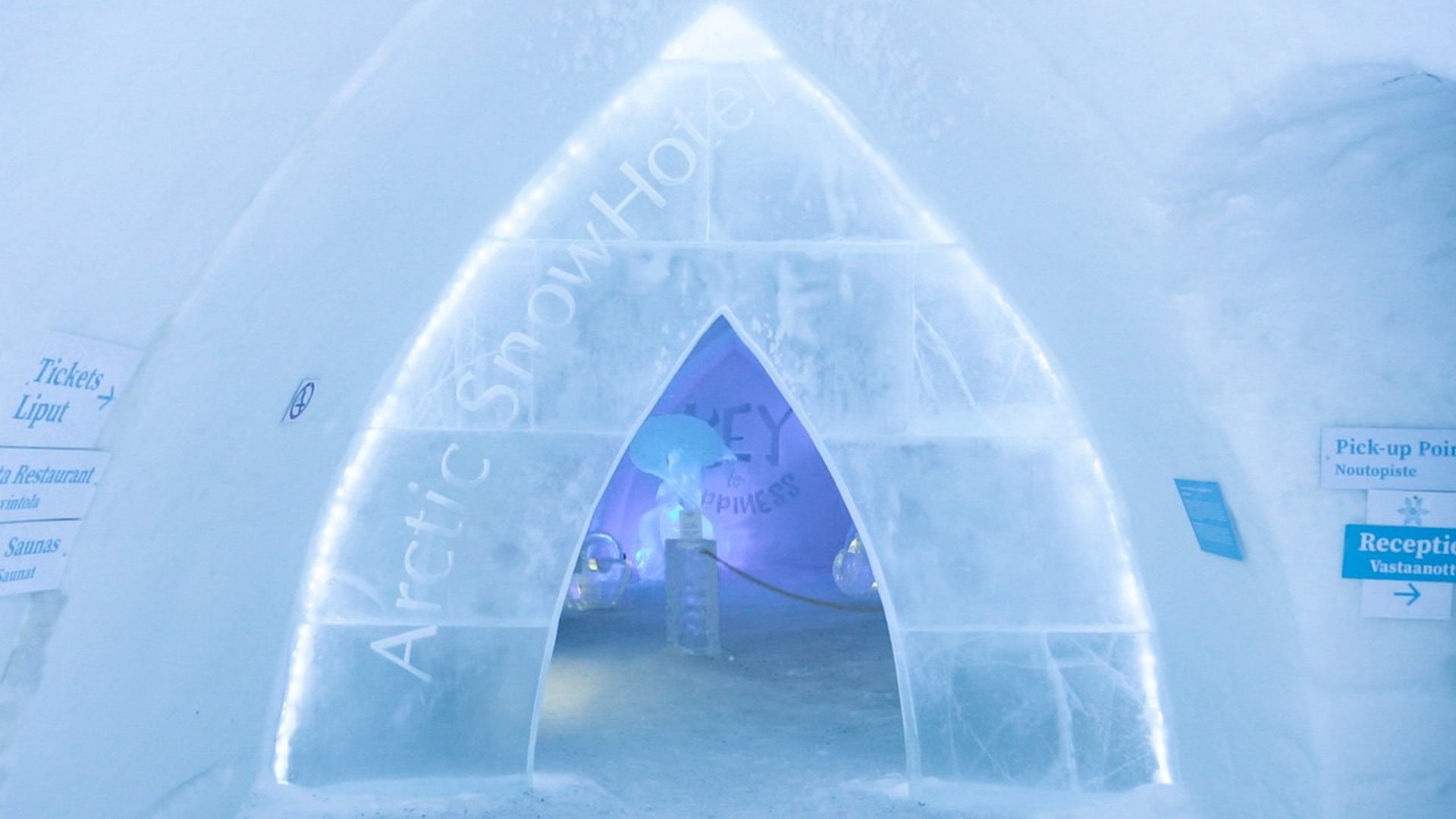 Entrance of the SnowHotel