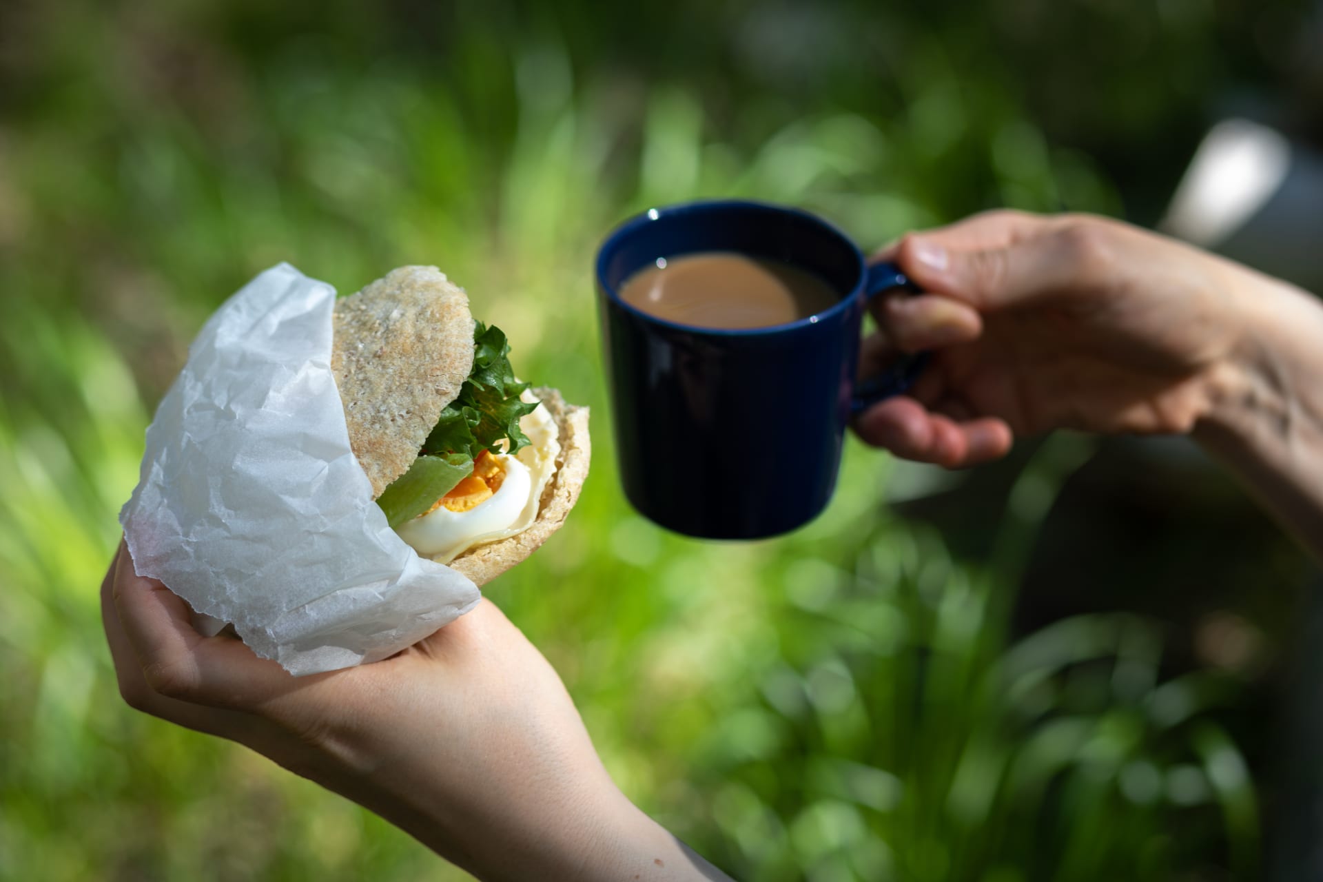 Light snack with local delicacies