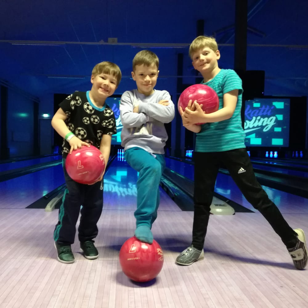 Bowling with kids