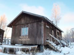 Usvaan unohdettu -pakopeli Tahlon tilalla talvella