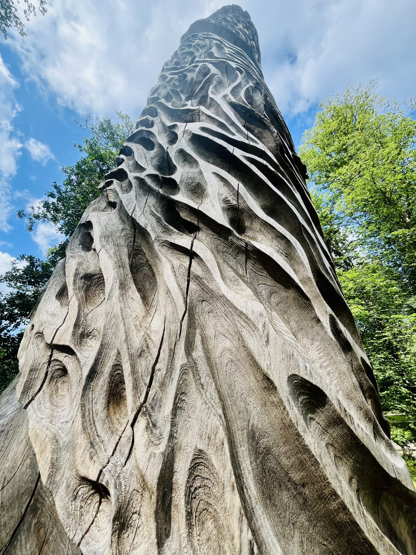 Carved tree