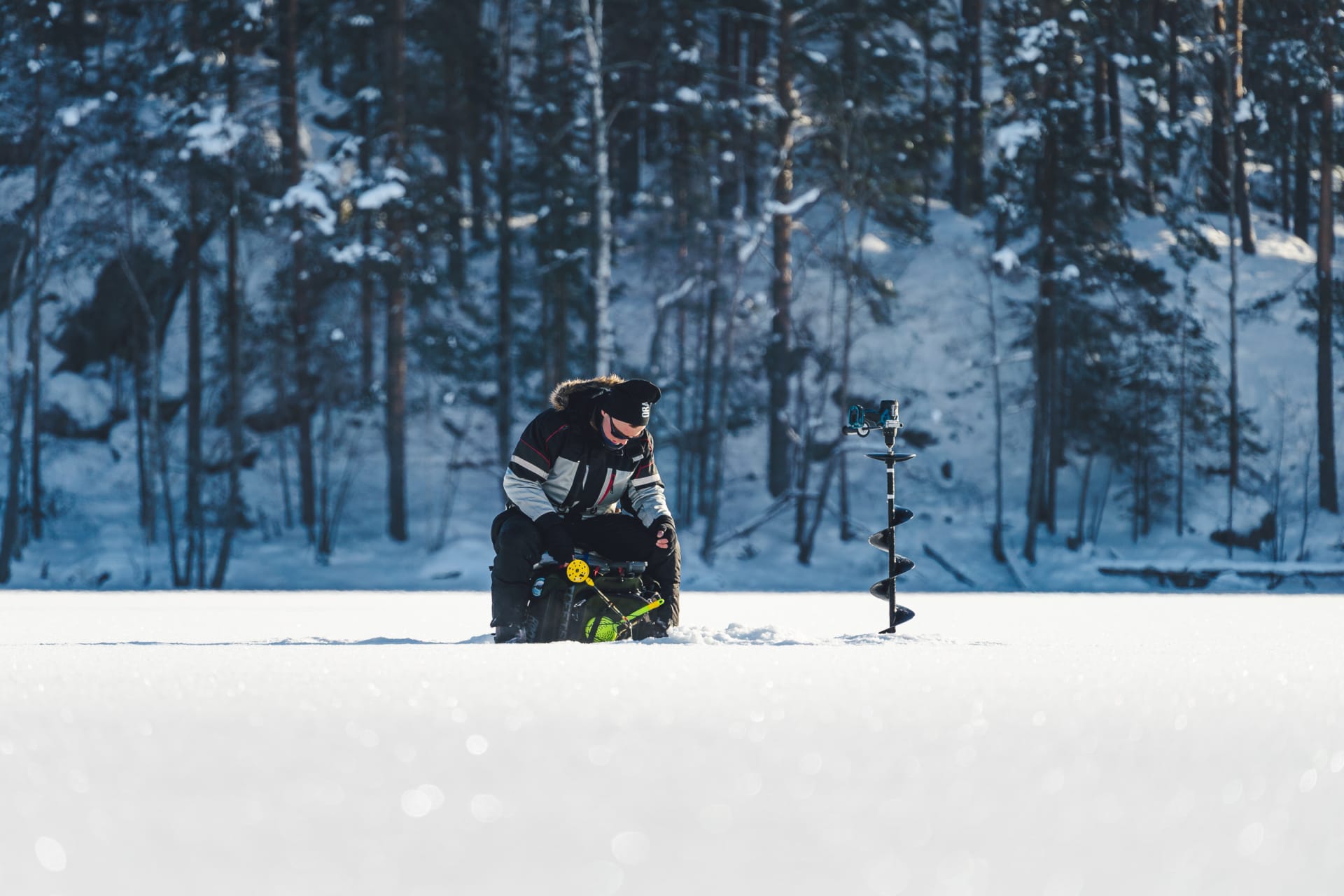 Ice fishing 