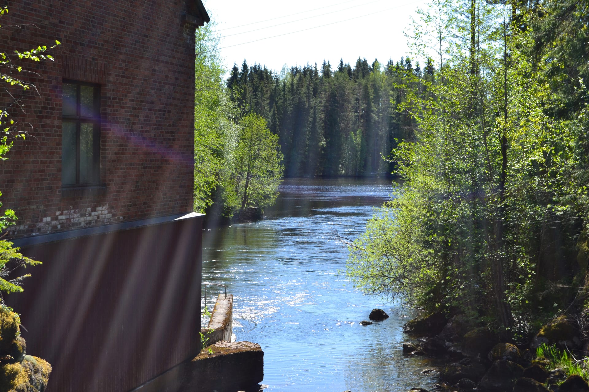 Ritakoski Power Plant in Hiitolanjoki River