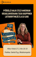 Kirjailijavieraana Tuija Kauppinen - Joutilaita kilometrejä