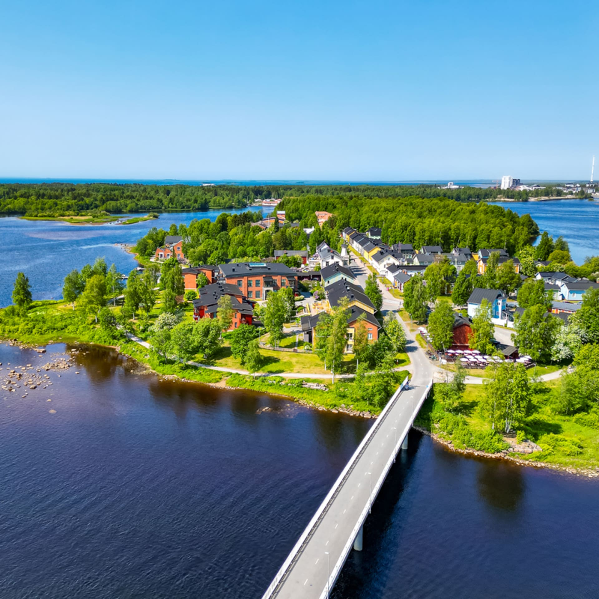 Pikisaari Island from above