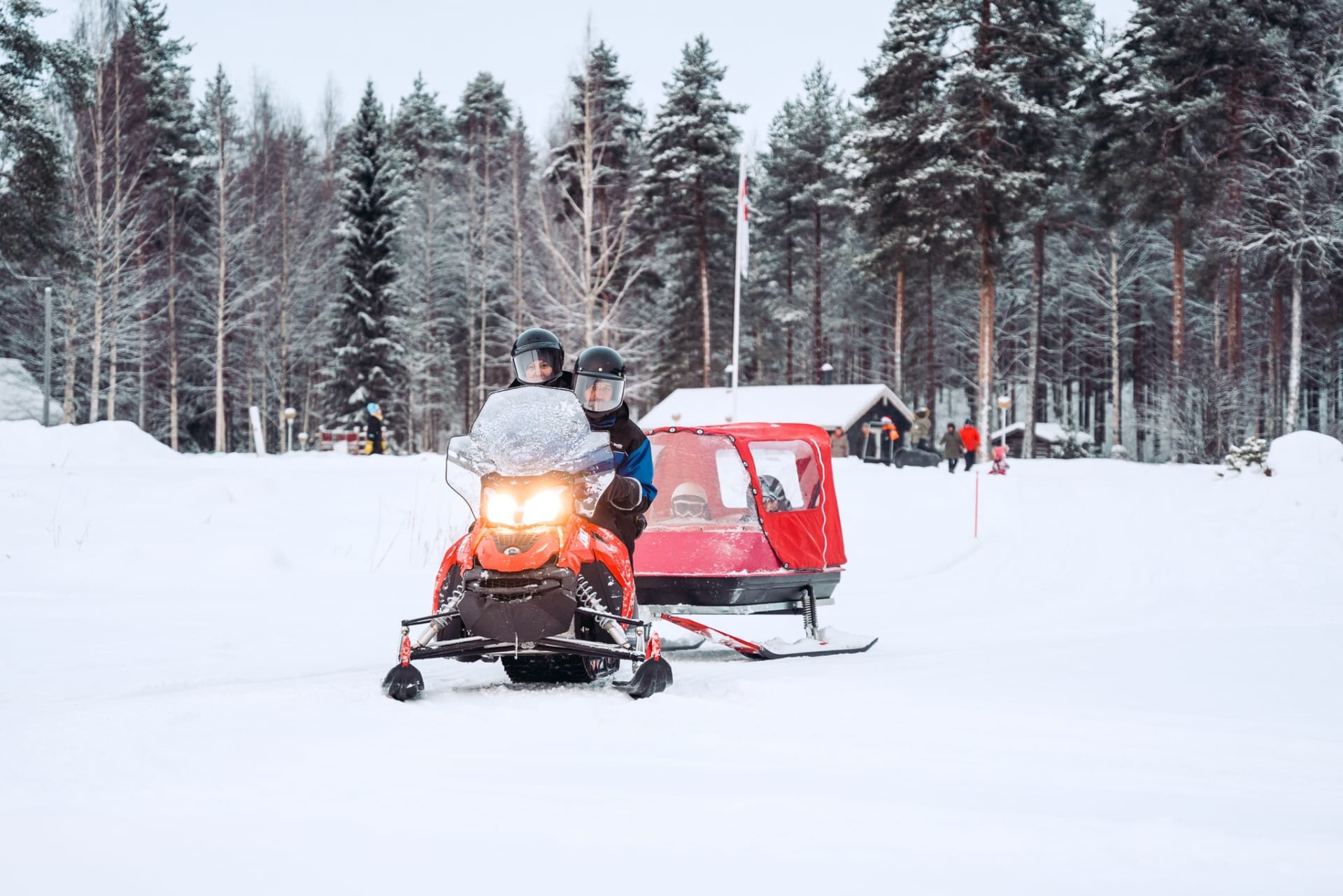 Snowmobile Safari at Bomba