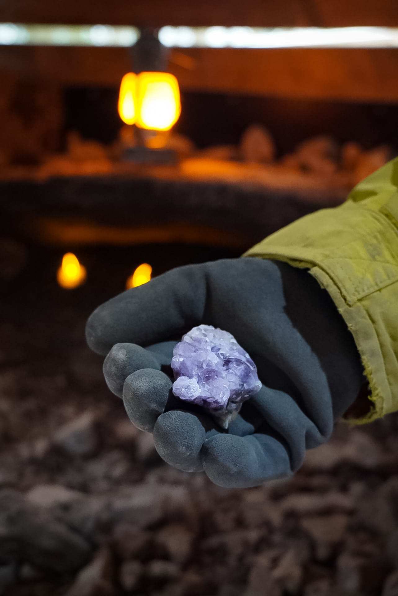Raw amethyst from Finland