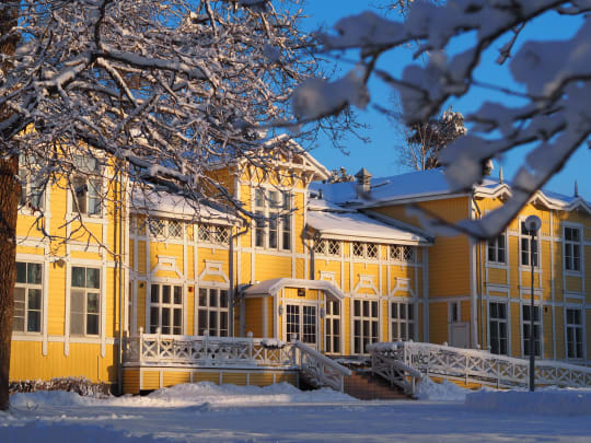 Länsi-Suomen opisto Huittisissa tarjoaa myös majoituspalveluita.