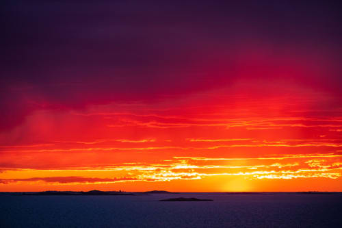 Archipelago sea sunset