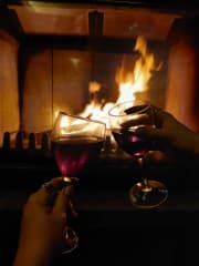 Joulutunnelmaa Saimaanranta Resortissa Anttolassa.