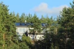 Villa Mereltä on upeat merinäköalat.