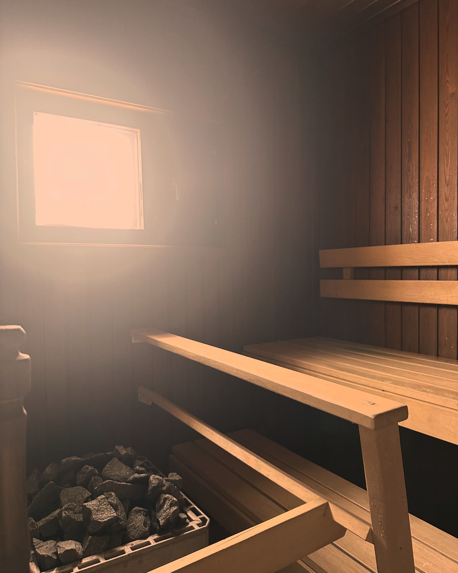 Enjoy the comfort of our in-house saunas.