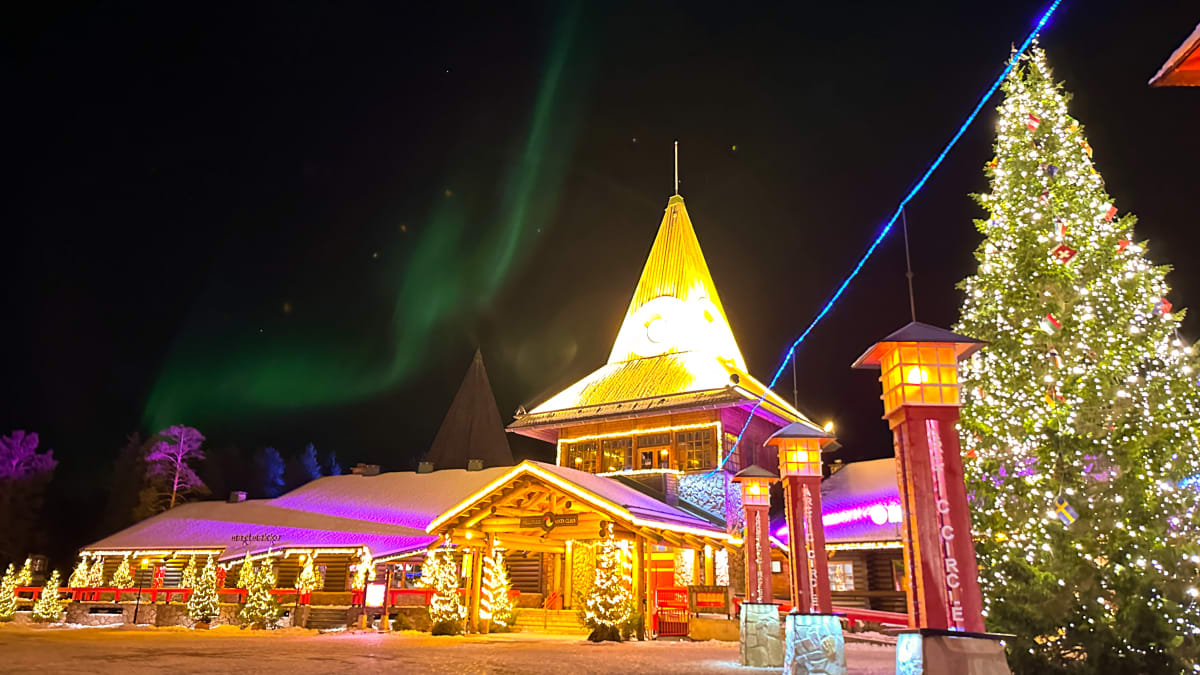 Auroras and Santa Claus Office building